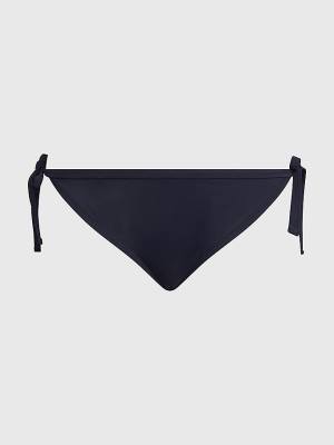 Bañadores Tommy Hilfiger Curve Cheeky Side Tie Bikini Bottoms Mujer Azules | TH342OBE