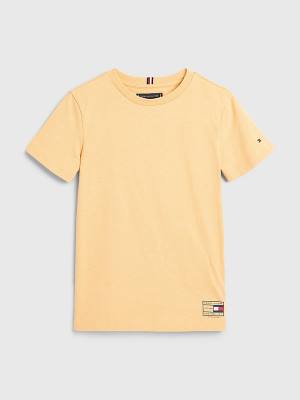 Camiseta Tommy Hilfiger Natural Earth Dye Niño Amarillo | TH819RHL