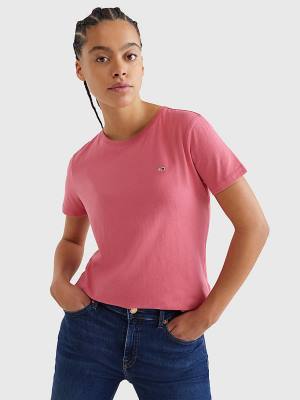 Camiseta Tommy Hilfiger Soft Jersey Mujer Rojas | TH132UIJ