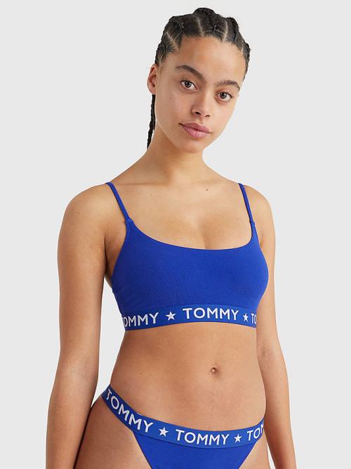 Bañadores Tommy Hilfiger Bikini Bralette Mujer Azules | TH436KIL