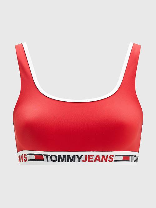 Bañadores Tommy Hilfiger Cutout Detail Bikini Bralette Mujer Rojas | TH580KXF