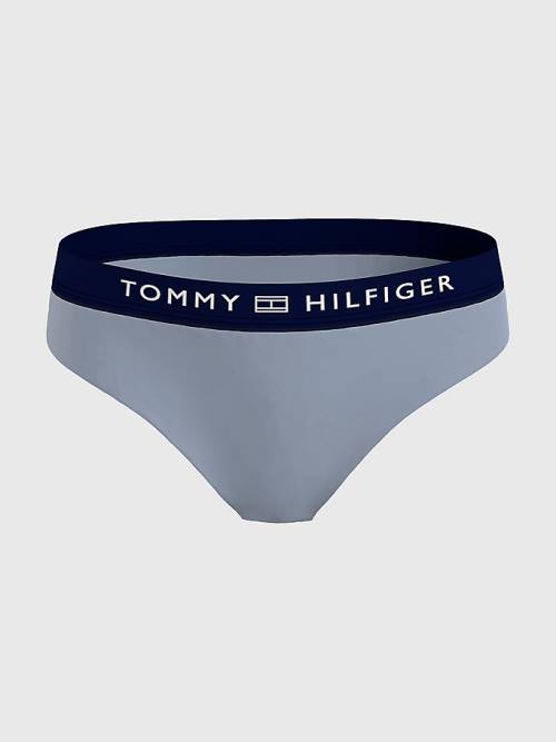 Bañadores Tommy Hilfiger Logo Waistband Classic Bikini Bottoms Mujer Azules | TH792YMC